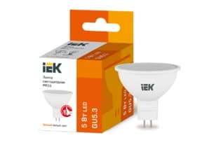 Лампа светодиодная ECO MR16 софит 5Вт 230В 3000К GU5.3
