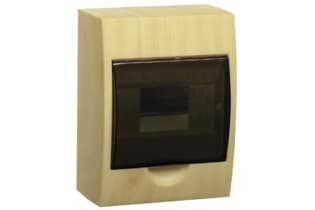 Бокс ЩРН-П-6 модулей навесн.пластик (Сосна) IP41