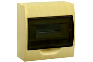 Бокс ЩРН-П-8 модулей навесн.пластик (Сосна) IP41